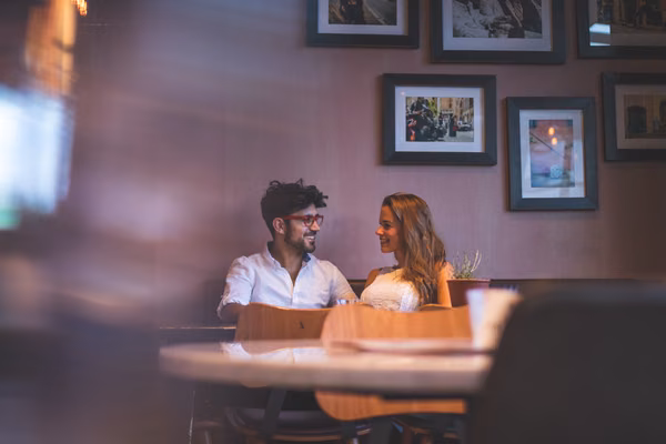Couple on a date