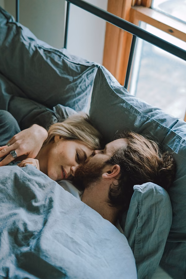 Couple in bed
