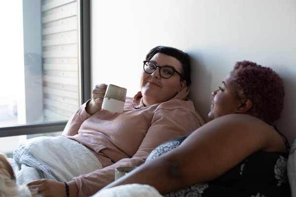 Women enjoying coffee and each other's company